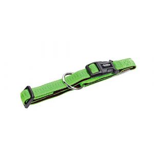 Nobby Soft Grip Collier pour Chien Vert Clair/Brun 25-35 cm/15 mm