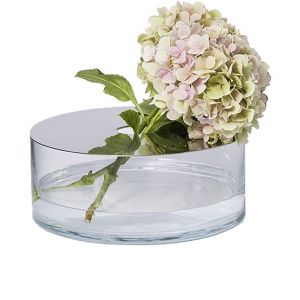 Petite friture Vase Narciso Piatto Bas transparent,miroir en verre