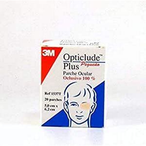 3M Opticlude Plus Pequeño Parche Ocular Oclusivo 5cm x 6cm 20 Parches