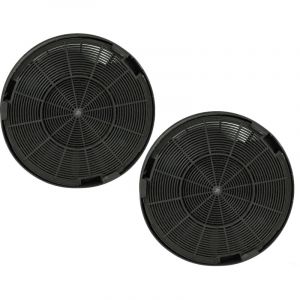 Vhbw 2x Filtres à charbon actif compatible avec AEG 94249290400, 94249290300, 94249290800, 94249290500, AWH6430AM hotte aspirante - 19,6 cm