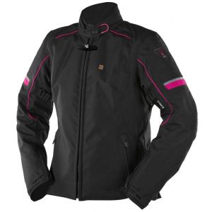 VQuattro Blouson textile femme Livya noir/rose - L