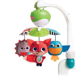 Tiny Love Mobile de Voyage, 3-in-1 Mobile Musical Lit Bébé, 0+ Mois, Mobile Bebe Poussette, Multi-usage avec 3 Connecteurs, 5 Mélodies, 30 Minutes de Musique, Collection Dans la Prairie