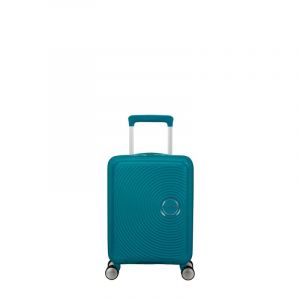 American Tourister Soundbox Mini - Spinner XS, Valise pour Enfant, 47 cm, 22 L, Bleu (Deep Teal)