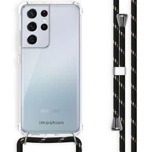 Imoshion Coque avec cordon Samsung Galaxy S21 Ultra - Noir / Dorée