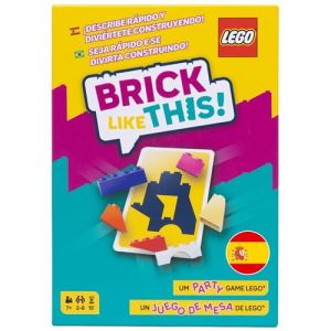 Asmodée Jeu de cartes Brick Like This! Multijoueur Logique 48 pièces LEGO pour enfants et adultes