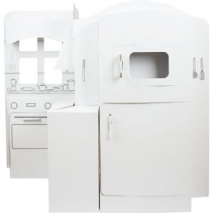Legler Cuisine pour enfants junior 117 x 57 cm carton blanc