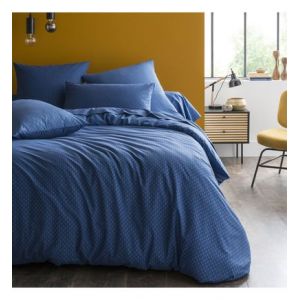 Image de Origin Housse de couette en bambou bleu marine 240x220