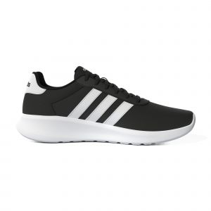 Adidas Lite Racer 3.0, Chaussure de Course Homme, Core Black FTWR White Grey Five, 42 EU