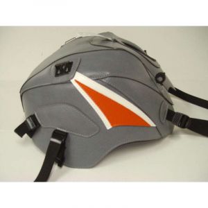 Bagster Tapis de réservoir acier /pointes blanches et oranges (1609A) Honda CBR125