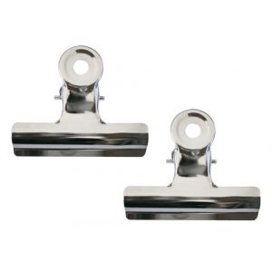 JPC CR&Eacute;ATIONS Pinces &agrave; dessin Bulldog 70 mm &eacute;cartement 40 mm par 2