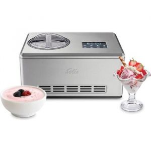 Image de Solis Gelateria Pro Touch 8502 Machine à glace - Yaourtière - Sorbetiere - Fonction de Refroidissement - Compresseur Intégré - 1.5 Litre