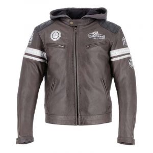 Helstons Blouson cuir Riposte marron- 3XL