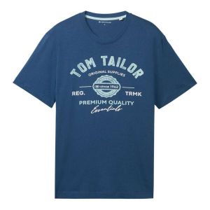 Tom Tailor 1037735 T-Shirt, 26779-Bleu Nuit, S Hommes