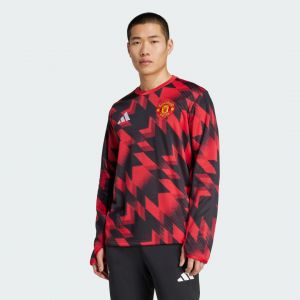 Adidas Haut d'échauffement chaud Manchester United 25/26