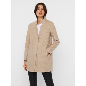 Vero Moda Col Montant Veste Women brown Silver Mink - Taille S