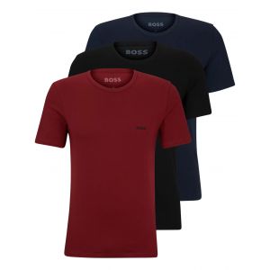 Boss Effect T-shirt Classic Crew Neck Hommes (lot de 3)