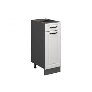 Vicco - Meuble cuisine R-Line, Blanc campagne, 30 cm sans plan de travail