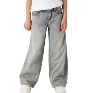 name it Kids Nkfrose Wide Jeans 5529-Be Noos, Gris Clair Denim, 176 Fille