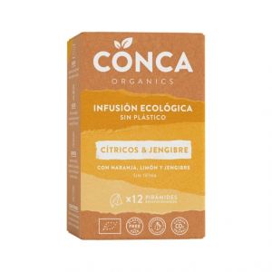 Conca Organics Cítricos y Jengibre Infusión Eco 12uds