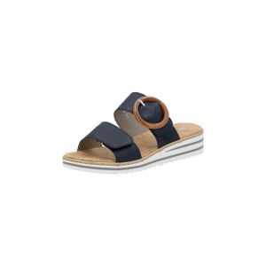Rieker Femme V0692 Mules, Bleu, 38 EU