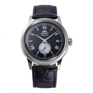 Orient Montre - Bambino RA-AP0101B30B - Mécanique - Acier inoxydable - Cuir Noir