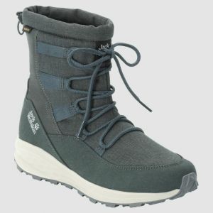 Jack Wolfskin Bottes Pour Femmes Nevada Texapore Mid EU 40 1/2 Green Dark / Grey