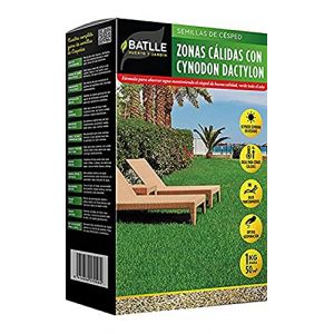 Batlle Graines de Gazon à Brins Fins Climat Méditerranéen 1 kg, 5 kg et 20 kg 1 kg