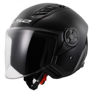 Ls2 Casque Moto Jet AIRFLOW II Noir Verni, XXXL