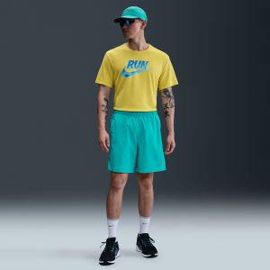 Nike Short de running avec sous-short intégré 18 cm Dri-FIT Challenger pour homme - Vert - Taille M - Male