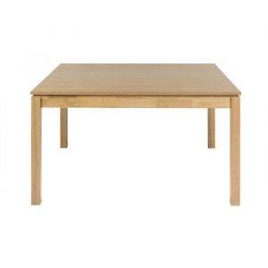 Image de Miliboo Table &agrave; manger carr&eacute;e bois clair L140 cm SYLVA