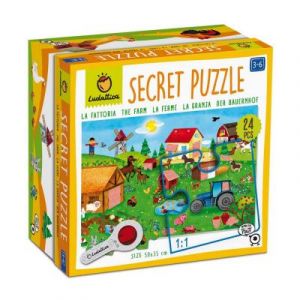 Ludattica Puzzle 24 pièces : Puzzle Secret : La Ferme