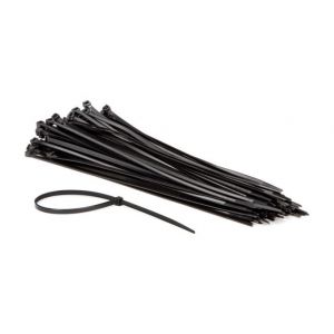 Perel Colliers rapides en nylon noir x100 300 x 4,8 mm
