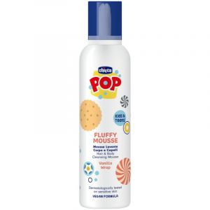 Chicco Mousse Nettoyante Corps Et Cheveux &Agrave; La Vanille Pop 200ml