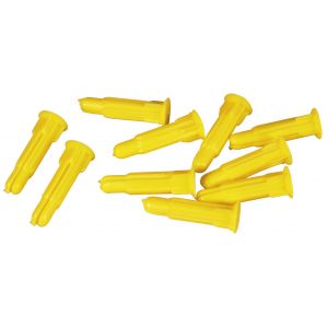 Fischer Cheville nylon ""PC"" pour vis à bois - Longueur 35 mm - Diamètre 6 mm - Vendu par 100