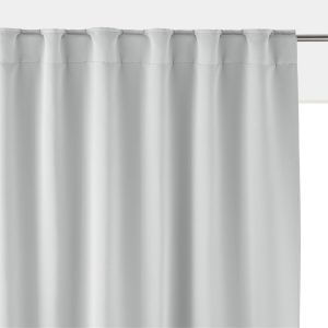 Rideau occultant Voda Gris Clair Taille 180X140 cm;250X140 cm;350X140 cm