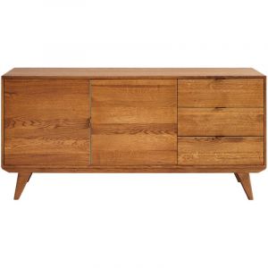 Hellin Buffet bas rétro en bois 2 portes et 3 tiroirs L160 bronze - mallet