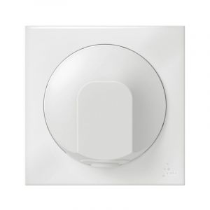 Legrand Sortie de cable ip44 dooxie livrée complète avec plaque finition blanc Réf 600324