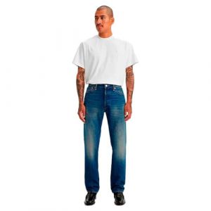 Levi's Jean 501 droit coton d&eacute;lav&eacute;