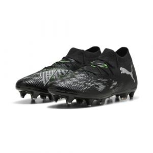 Puma Mixte Future 8 Match MXSG Chaussure de Football, Black Silver-Fluo Green, 39 EU