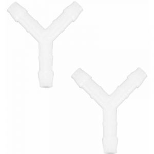 Cyclingcolors 2x raccord de durite droit en Y diam&egrave;tre 4mm connecteur tube tuyau carburant essence tracteur tondeuse voiture