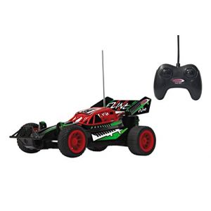 Jamara Buggy RC Flint Buggy garçons 27 MHz 1:14 rouge/vert