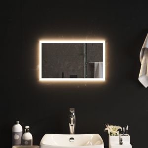 VidaXL Miroir de salle de bain à LED 50x30 cm