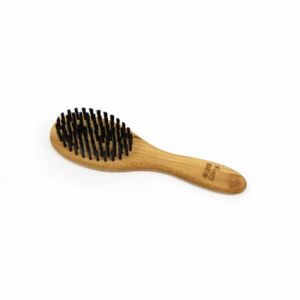 Brosse de Toilettage Bambou "Poils Doux" 22cm Naturel Prix