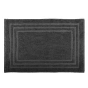 Image de Home bain Tapis de bain en coton bio coton anthracite 70x45