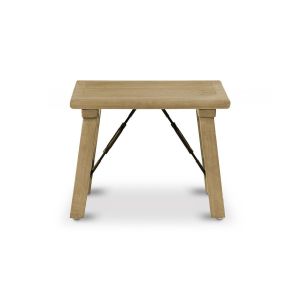 D&eacute;coration d'Autrefois Table De Chevet Bois Marron 65x65x50cm