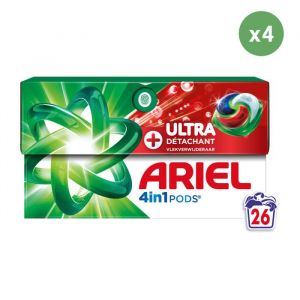 Ariel 4x26 Pods Ultra Detachant - Lessive en capsules