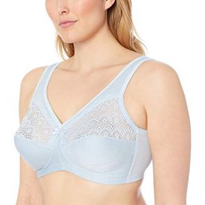 Glamorise Soutien-gorge MagicLift anti-humidit&eacute; #1064, Bleu ciel chin&eacute;, 130E