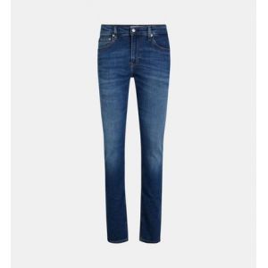 Calvin Klein Jean slim en coton délavé Bleu Jeans - Couleur Bleu - Taille XS