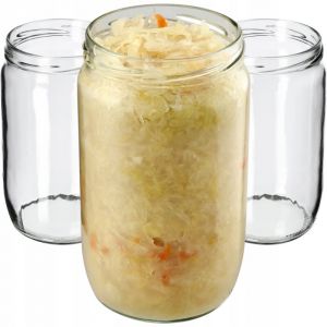 Kadax - Lot de 24 bocaux de conservation pour couvercles &agrave; visser 720 ml