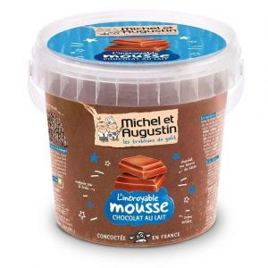 Michel et augustin L'Incroyable Mousse au chocolat au lait - Le pot de 500ml